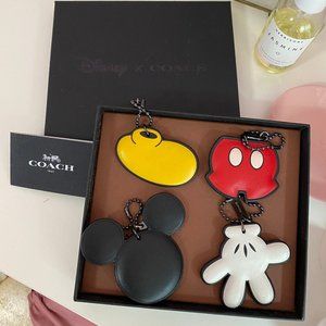 Disney x Coach Mickey Mouse Hangtag Set of 4